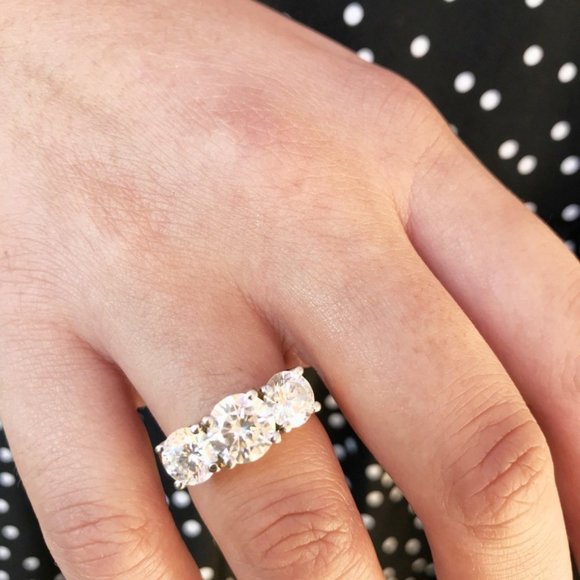 3.5 Ct. Asha ~diamond~ RING - Picture 4 of 6